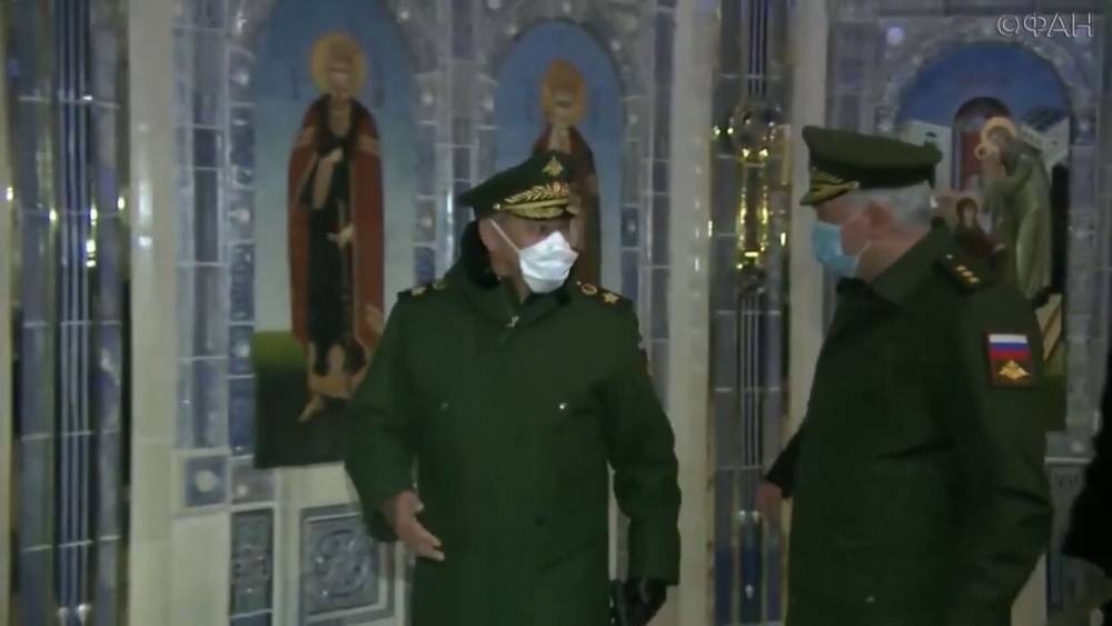 Сергей Шойгу - Сергей Шойгу проверил строительство храма Вооруженных сил РФ. - riafan.ru - Москва - Россия