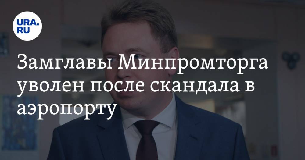 Михаил Мишустин - Замглавы Минпромторга уволен после скандала в аэропорту - ura.news - Россия - Ижевск