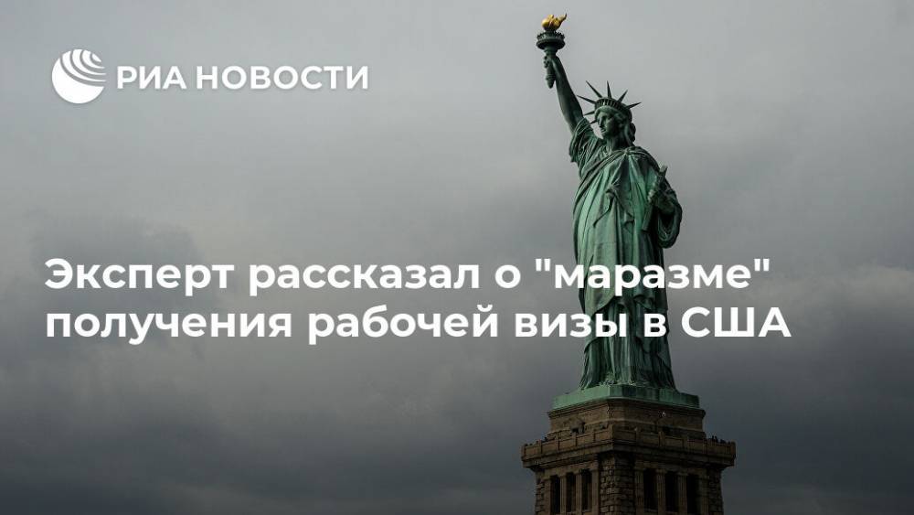 Эксперт рассказал о "маразме" получения рабочей визы в США - ria.ru - Москва - Россия - США