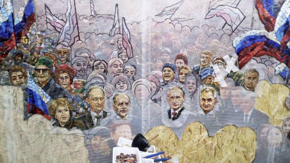 Сергей Шойгу - Владимир Путин - Вячеслав Володин - Николай Патрушев - Иосиф Сталин - Александр Бортников - Валентин Матвиенко - Изображения Путина, Сталина и Шойгу украсят главный храм Вооруженных сил России - newsrussia.media - Россия - Крым
