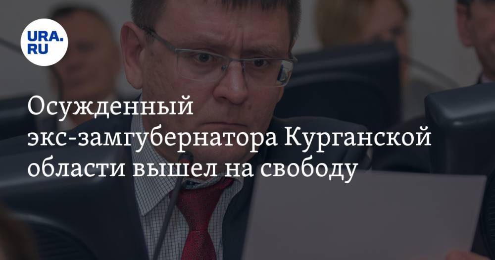 Осужденный экс-замгубернатора Курганской области вышел на свободу - ura.news - Курганская обл. - Курган