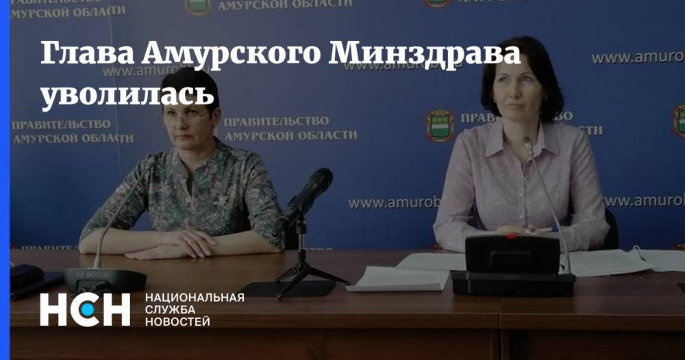 Денис Мантуров - Глава Амурского Минздрава уволилась - nsn.fm - респ. Алтай - Амурская обл.