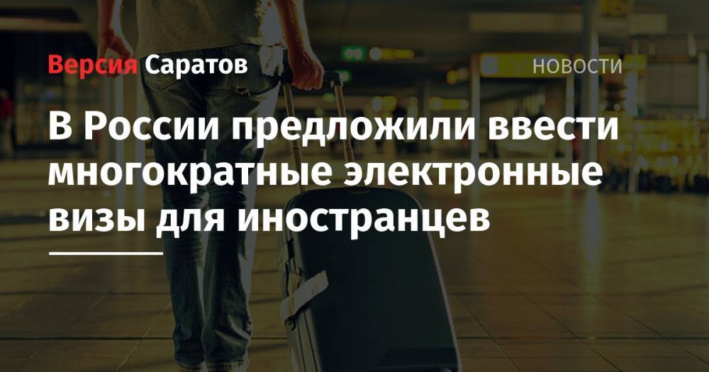Сергей Лавров - В России предложили ввести многократные электронные визы для иностранцев - nversia.ru - Россия