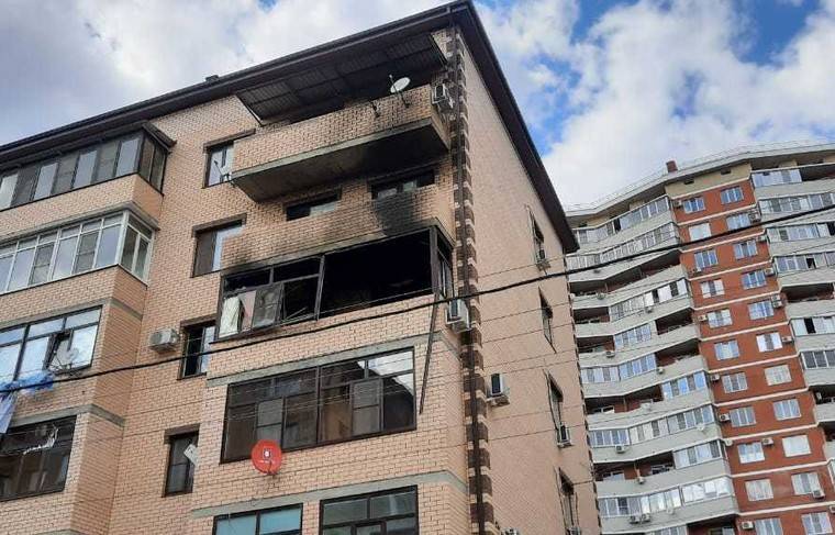 Один человек погиб при пожаре в жилом доме в Краснодаре - news.ru - Краснодарский край - Краснодар