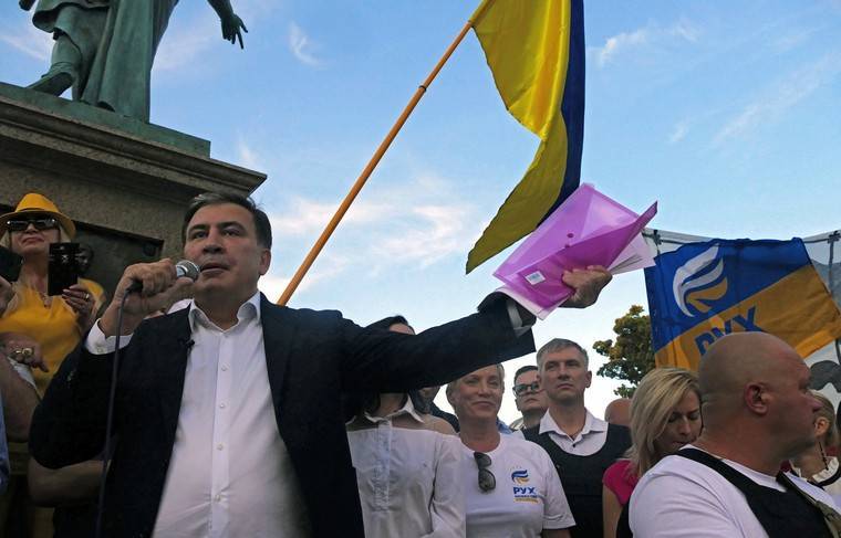 Владимир Зеленский - Саакашвили оконфузился на встрече с украинскими депутатами - news.ru - Украина - Грузия