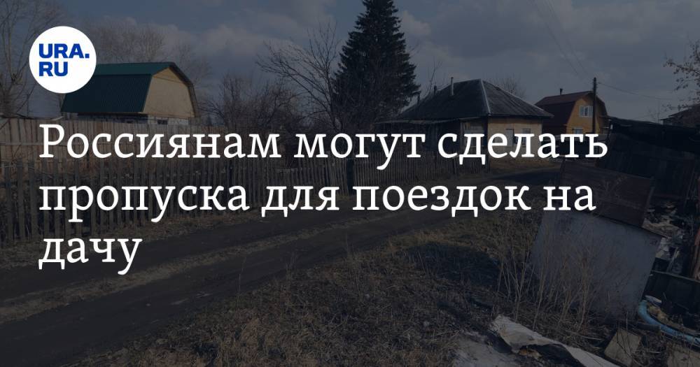 Ирина Киркора - Россиянам могут сделать пропуска для поездок на дачу - ura.news - Россия - Екатеринбург
