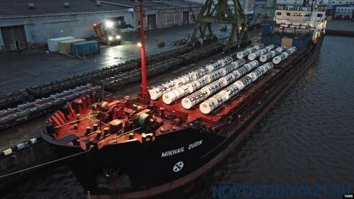 «Михаил Дудин» вновь везёт в Россию 600 тонн «урановых хвостов» - novostidnya24.ru - Россия - Ленинградская обл. - Свердловская обл. - Новоуральск - Усть-Луга