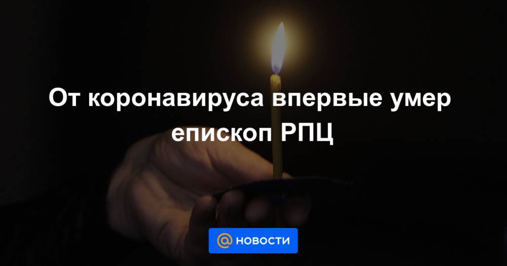 От коронавируса впервые умер епископ РПЦ - news.mail.ru - Москва - Курск