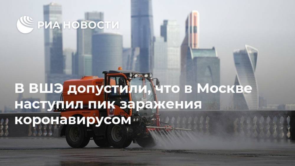 Владимир Соловьев - Лариса Попович - В ВШЭ допустили, что в Москве наступил пик заражения коронавирусом - ria.ru - Москва - Россия