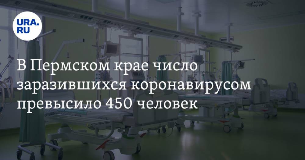 В Пермском крае число заразившихся коронавирусом превысило 450 человек - ura.news - Россия - Пермский край