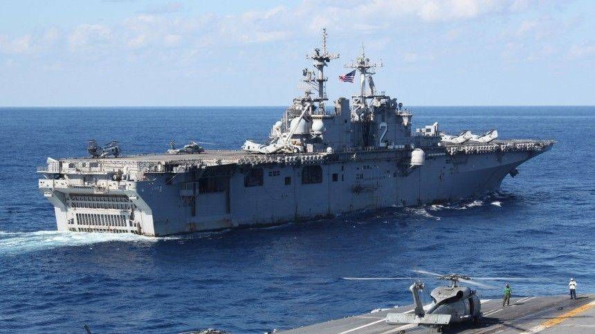 Опубликовано видео с борта российского Ил-38, которому удалось подкрасться к авианосцу США - 5-tv.ru - США - Washington