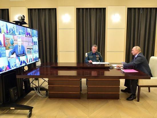 Владимир Путин - Евгений Зиничев - Дмитрий Кобылкин - Путину доложили о перспективе самого жаркого лета в истории - newtvnews.ru