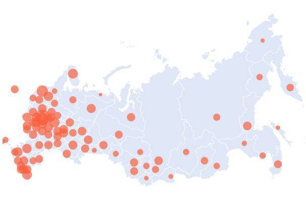 Количество больных коронавирусом в России на 27 апреля - gazeta.a42.ru - Москва - Россия - Санкт-Петербург - Московская обл. - Нижегородская обл. - респ. Дагестан - Мурманская обл.
