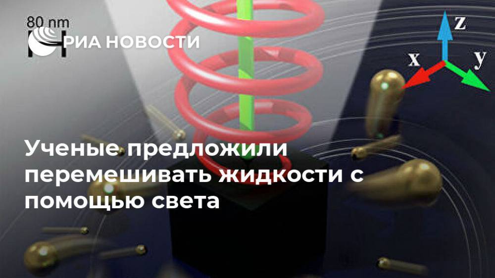 Ученые предложили перемешивать жидкости с помощью света - ria.ru - Москва - Чехия