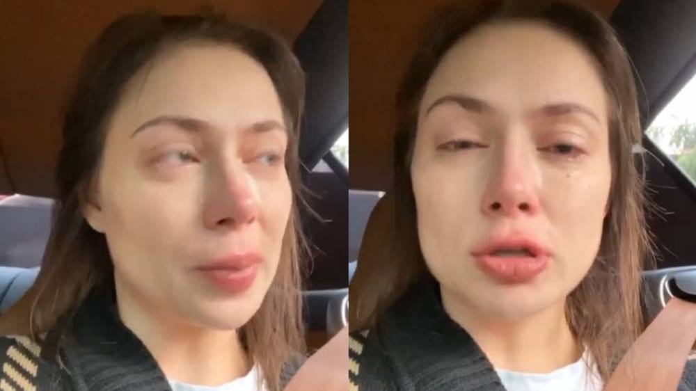 Настасья Самбурская - Самбурская в слезах пожаловалась на домашнее насилие - riafan.ru - Москва