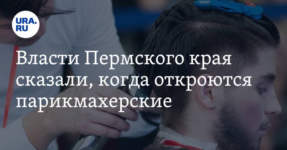 Дмитрий Махонин - Власти Пермского края сказали, когда откроются парикмахерские - ura.news - Пермский край