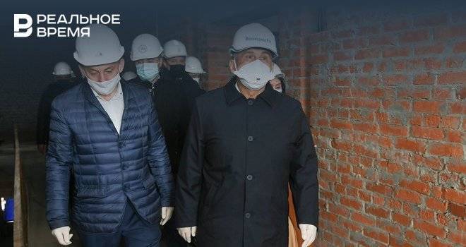 Рустам Минниханов - Минниханов проверил как строится новый детский сад в Тукаевском районе - realnoevremya.ru - респ. Татарстан
