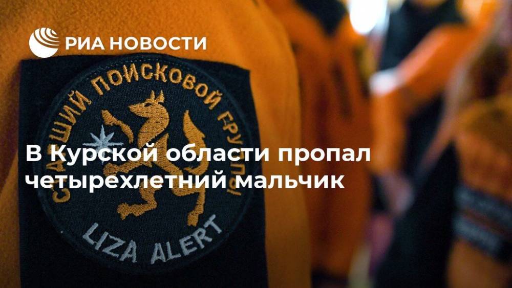 В Курской области пропал четырехлетний мальчик - ria.ru - Воронеж - Курская обл. - район Октябрьский