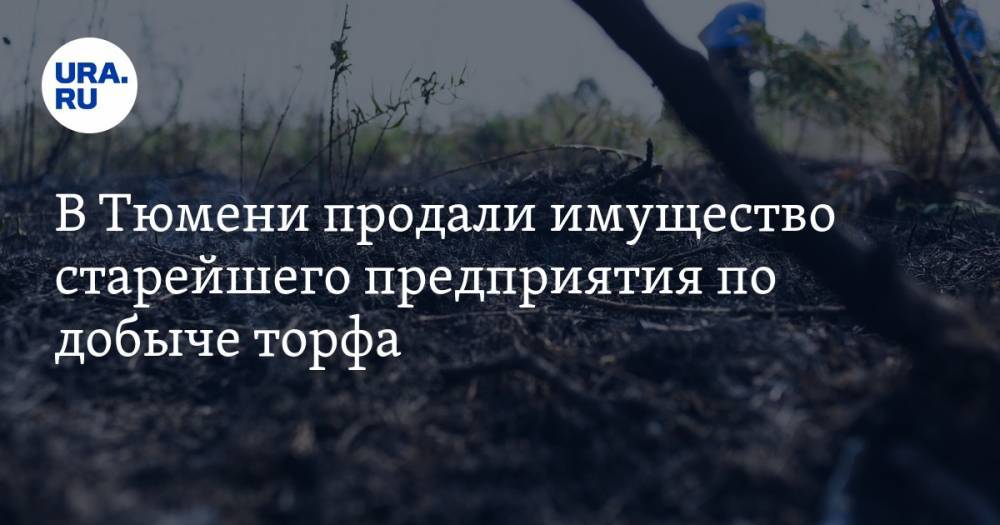 В Тюмени продали имущество старейшего предприятия по добыче торфа - ura.news - Тюмень - Тюменская обл.