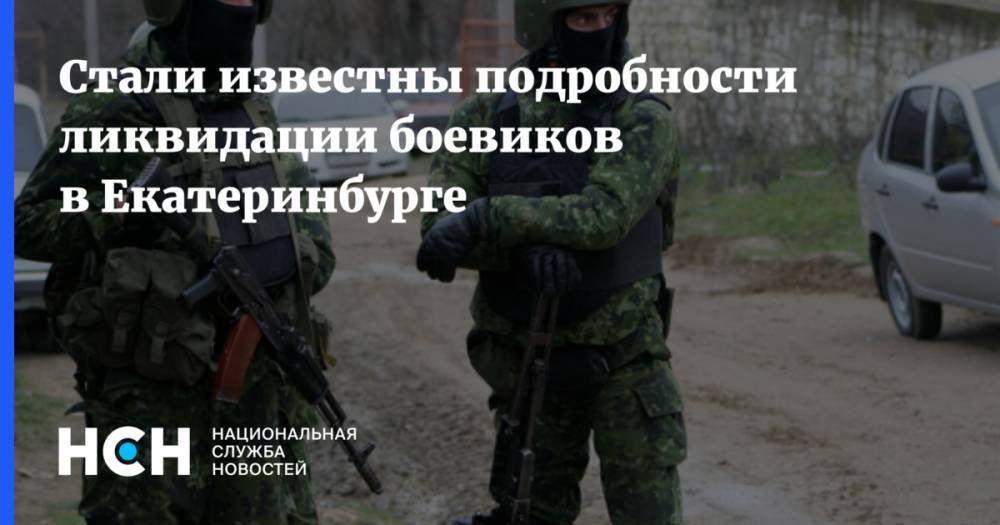 Стали известны подробности ликвидации боевиков в Екатеринбурге - nsn.fm - Екатеринбург