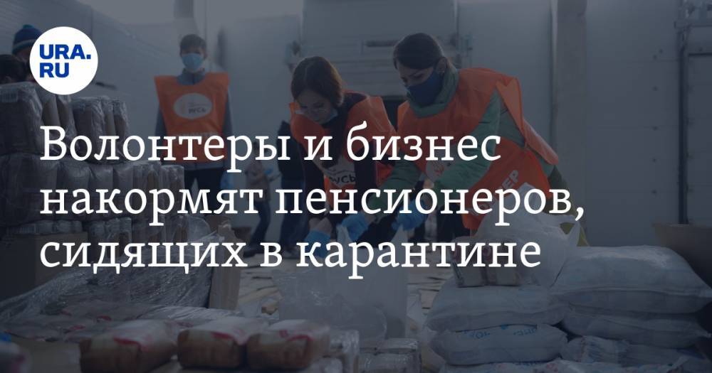Волонтеры и бизнес накормят пенсионеров, сидящих в карантине. ФОТО - ura.news - Челябинск - Русь