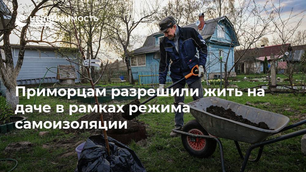 Приморцам разрешили жить на даче в рамках режима самоизоляции - realty.ria.ru - Приморье край - Владивосток
