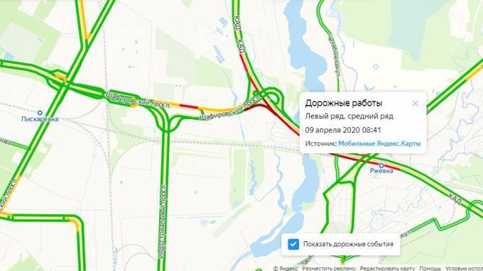 Утром в четверг пробки на дорогах Петербурга выросли до двух баллов - piter.tv - Санкт-Петербург