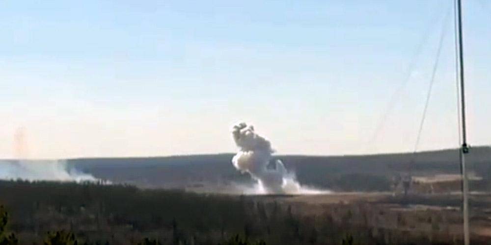 Опубликовано видео со взрывом редкого российского боеприпаса - ruposters.ru