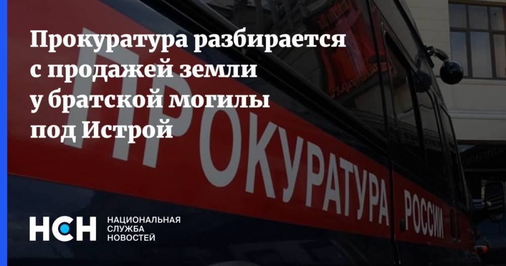 Прокуратура разбирается с продажей земли у братской могилы под Истрой - nsn.fm - Москва - Московская обл.