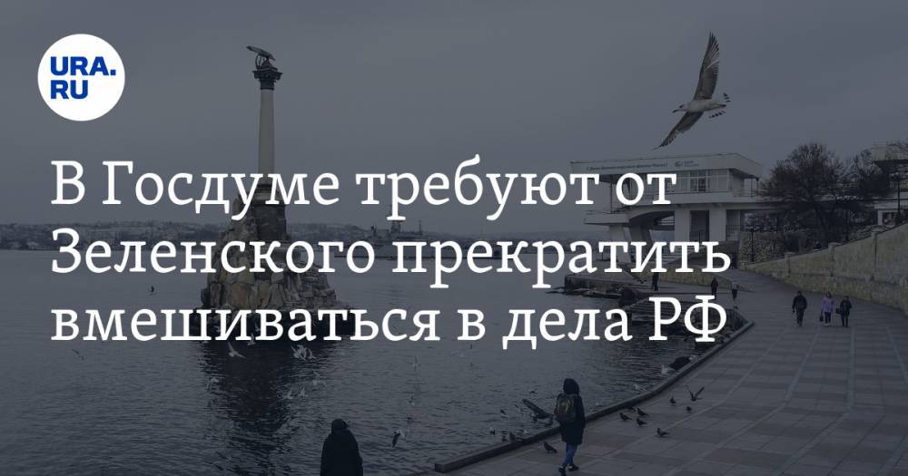 Владимир Зеленский - Михаил Шеремет - В Госдуме требуют от Зеленского прекратить вмешиваться в дела РФ - ura.news - Россия - Украина - Киев - Крым - Симферополь
