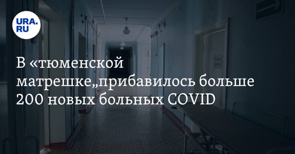 Наталья Комарова - В «тюменской матрешке„прибавилось больше 200 новых больных COVID - ura.news - Тюменская обл. - Югра - окр. Янао