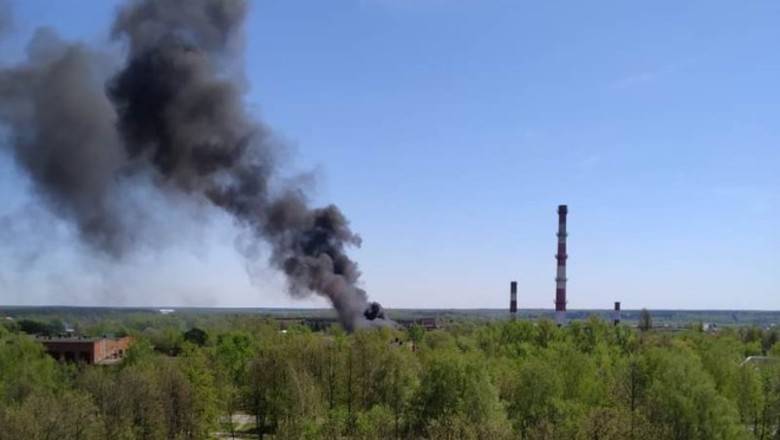 На заводе в Чехове произошел крупный пожар - newizv.ru - Московская обл. - Красногорск - Московская область