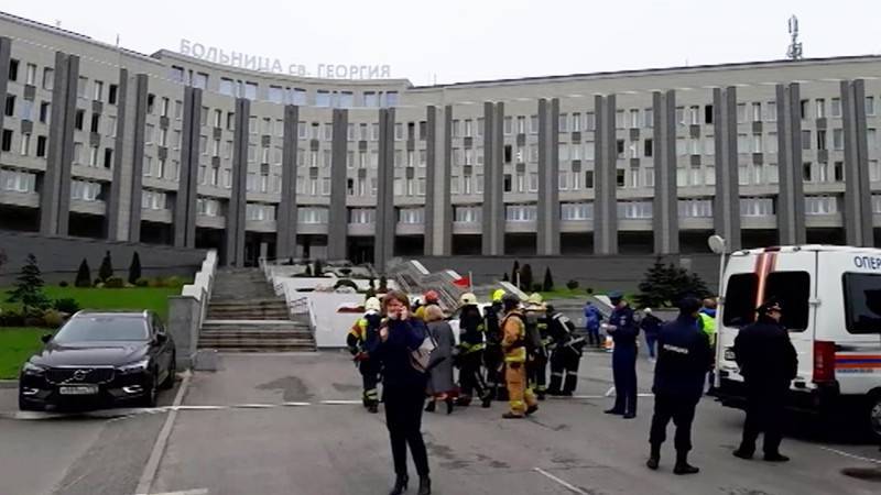 Георгий СВЯТОЙ - Сергей Литвиненко - Названа предварительная причина пожара в больнице Петербурга - tvc.ru - Санкт-Петербург