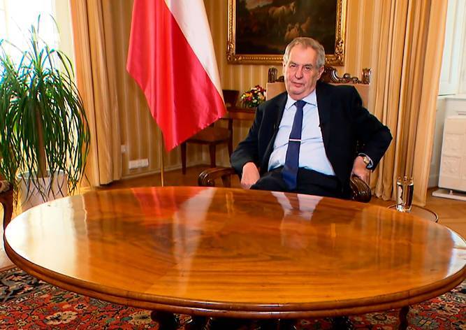 Милош Земан - Президент Чехии призвал жителей к отваге - vinegret.cz - Китай - Чехия