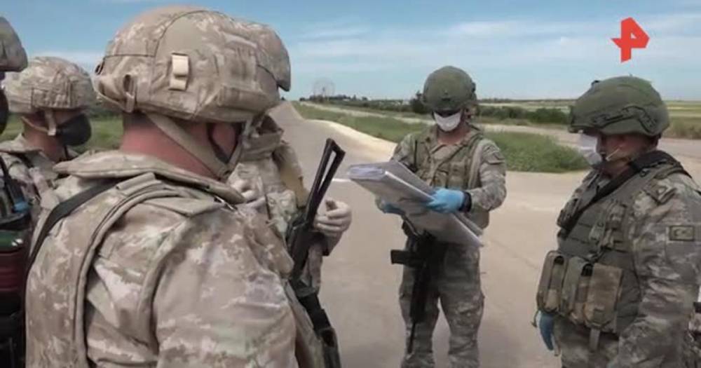 В Сирии прошло 10-е российско-турецкое патрулирование - ren.tv - Россия - Сирия - Турция