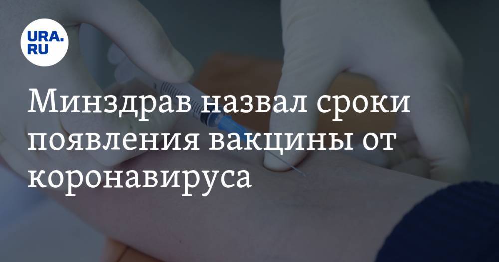 Денис Мантуров - Михаил Мурашко - Минздрав назвал сроки появления вакцины от коронавируса - ura.news - Россия