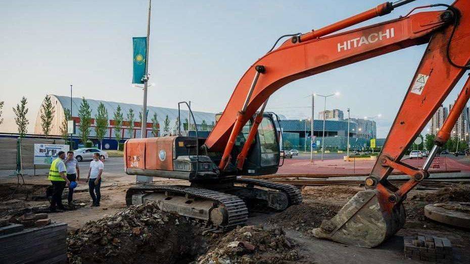 В Нур-Султане приступили к строительству ливнёвки на проблемном проспекте Момышулы - informburo.kz - респ. Алтай