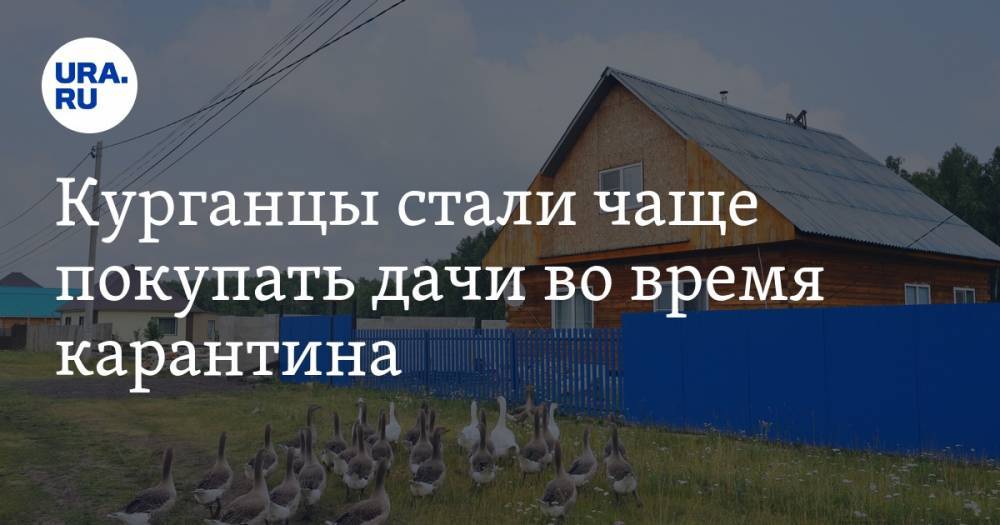 Курганцы стали чаще покупать дачи во время карантина - ura.news - Курганская обл.