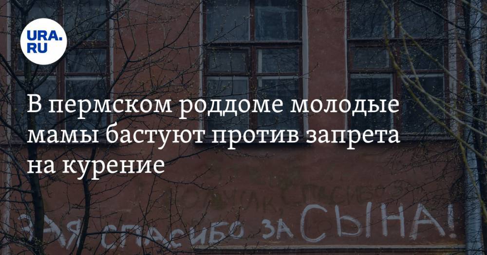 В пермском роддоме молодые мамы бастуют против запрета на курение - ura.news - Пермский край