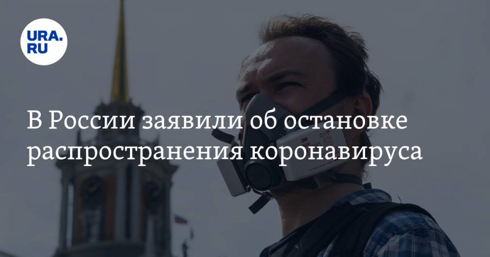 Анна Попова - Павел Зарубин - В России заявили об остановке распространения коронавируса - ura.news - Москва - Россия - Екатеринбург