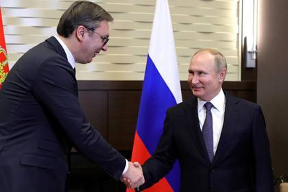 Владимир Путин - Александр Вучич - Путин провел телефонный разговор с Вучичем - lenta.ru - Россия - Сербия - Косово