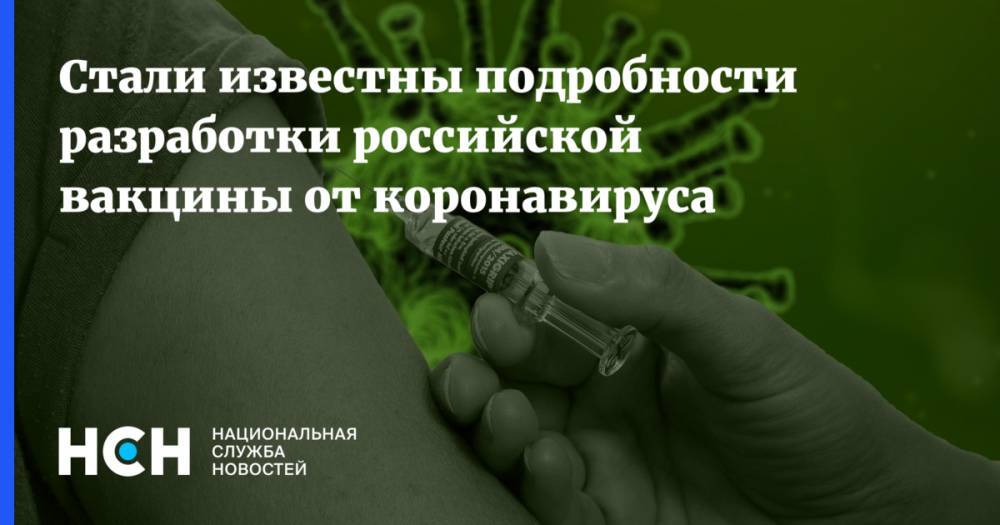 Александр Гинцбург - Феликс Ершов - Стали известны подробности разработки российской вакцины от коронавируса - nsn.fm - Россия