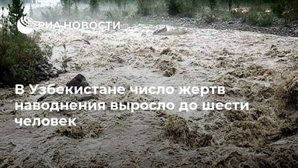 В Узбекистане число жертв наводнения выросло до шести человек - ria.ru - Казахстан - Узбекистан - Ташкент