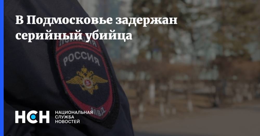 В Подмосковье задержан серийный убийца - nsn.fm - Московская обл. - Германия - район Воскресенский