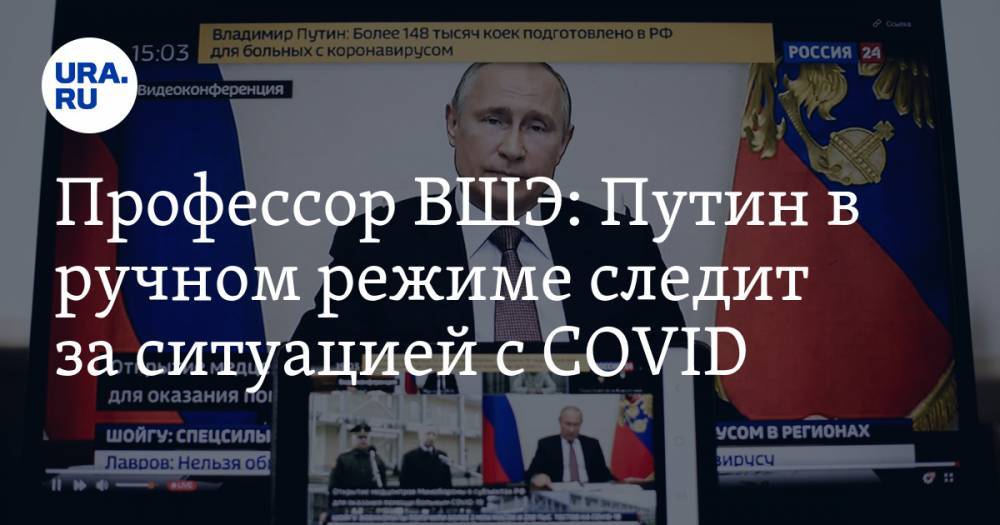 Владимир Путин - Олег Матвейчев - Профессор ВШЭ: Путин в ручном режиме следит за ситуацией с COVID - ura.news - Россия