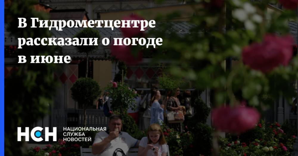 Людмила Паршина - В Гидрометцентре рассказали о погоде в июне - nsn.fm - Москва - Московская обл. - Смоленская обл. - Хабаровский край - Приморье край - Псковская обл. - Брянская обл.