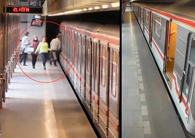 В пражском метро произошла поножовщина: видео - vinegret.cz - Чехия - Прага
