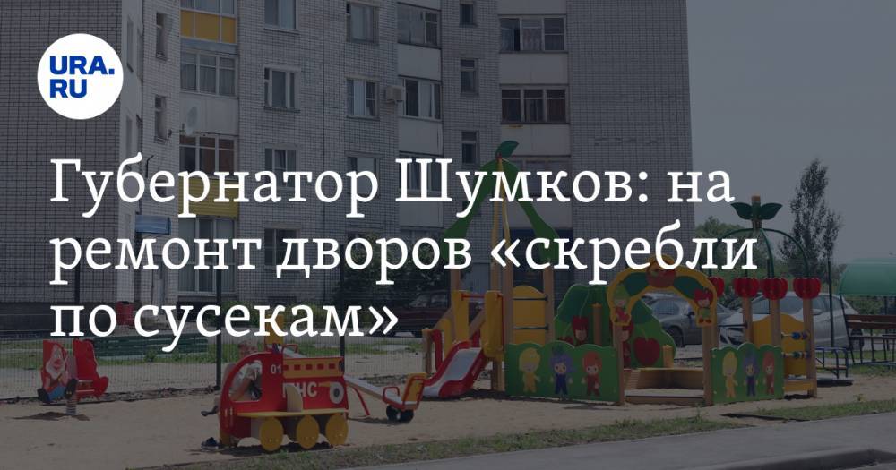 Вадим Шумков - Губернатор Шумков: на ремонт дворов «скребли по сусекам» - ura.news - Курганская обл.
