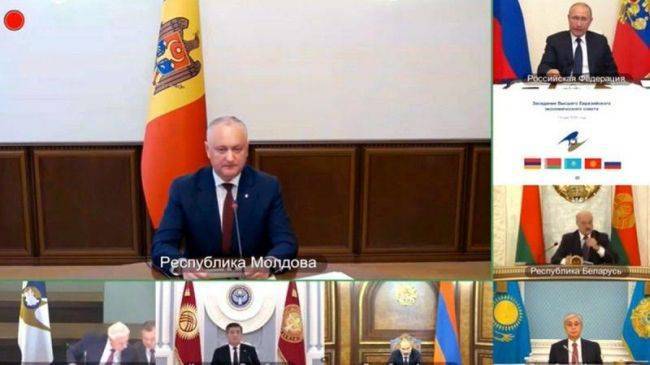Игорь Додон - Додон намерен укреплять сотрудничество Молдавии с ЕАЭС - eadaily.com - Молдавия