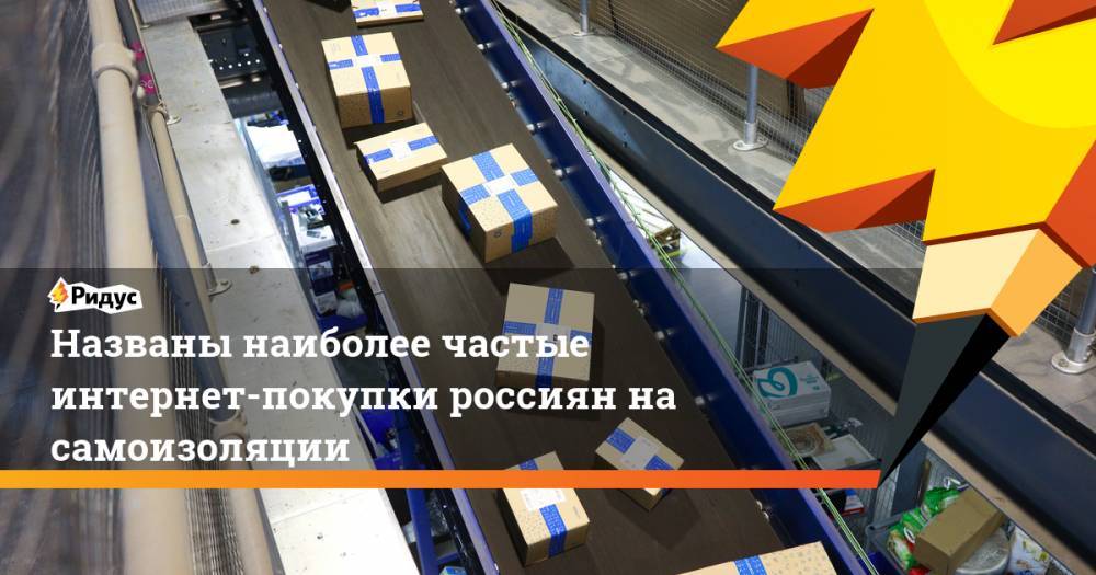 Названы наиболее частые интернет-покупки россиян на самоизоляции - ridus.ru